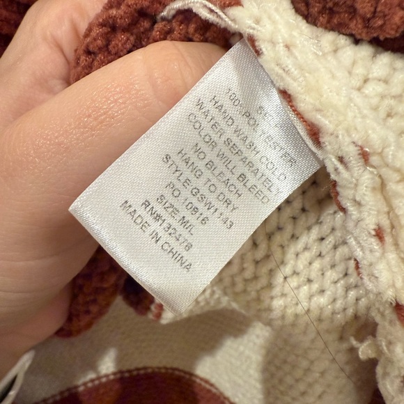 Glam Rust and Cream Striped Sweater - Picture 4 of 4